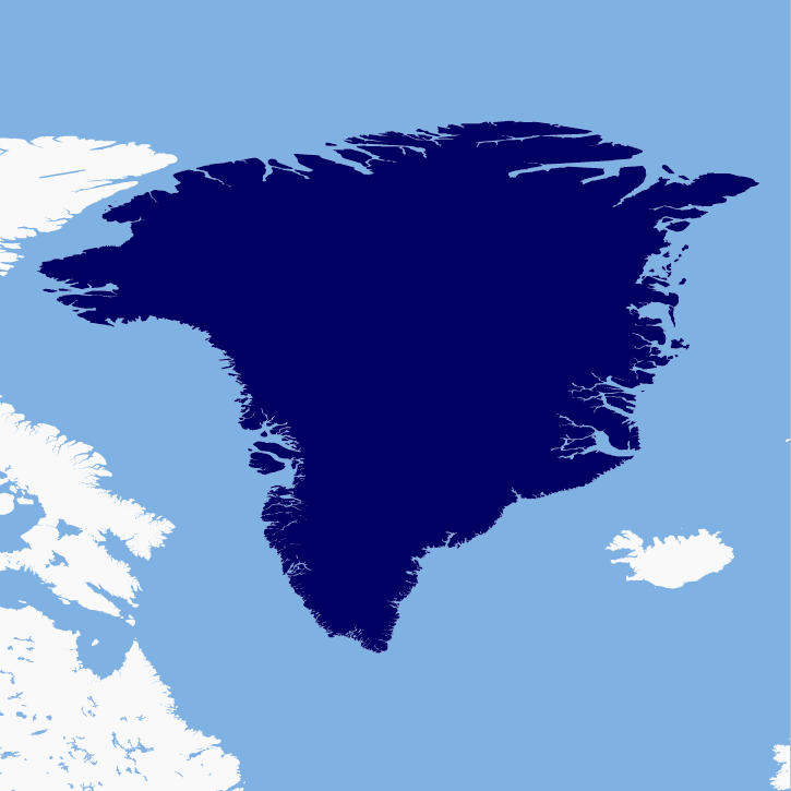 Map of Greenland