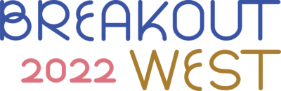 BreakOut West 2022 text logo